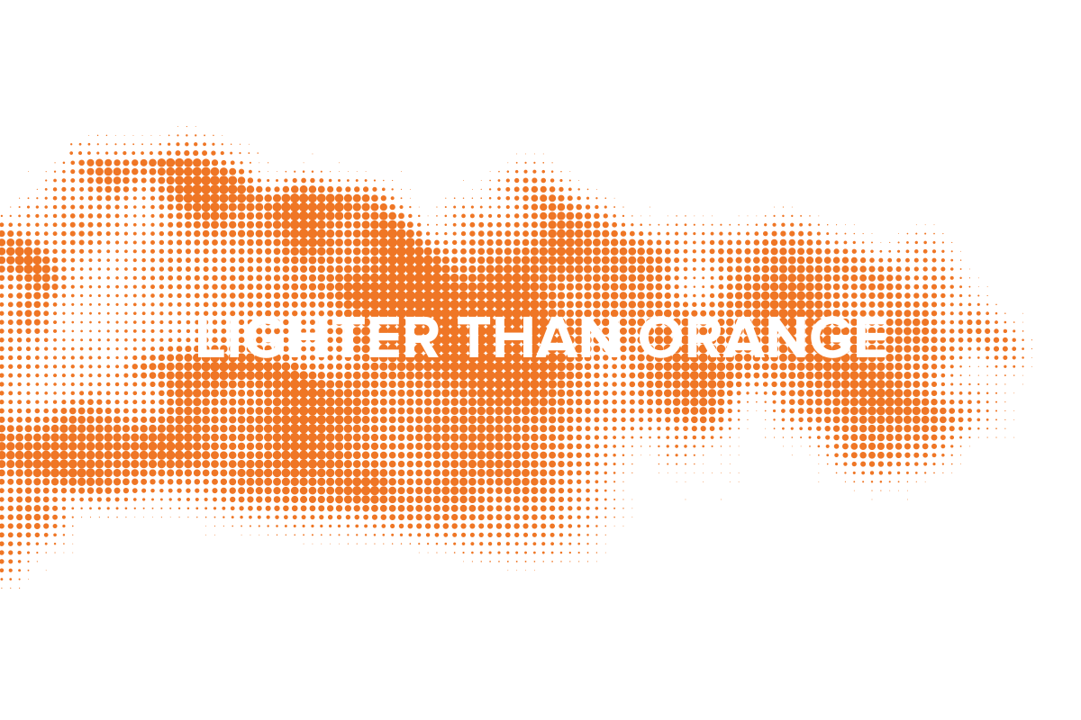 Lighter Than Orange Imagery